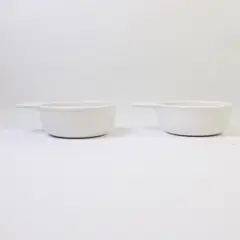 CorningWare Grab It Bowls Set of 2 P150B White USA Made No Lids
