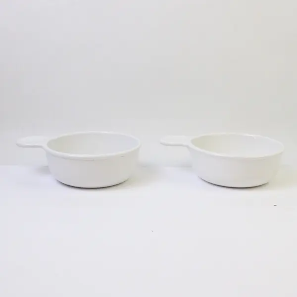 CorningWare Grab It Bowls Set of 2 P150B White USA Made No Lids