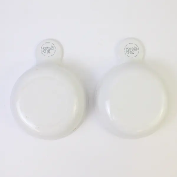 CorningWare Grab It Bowls Set of 2 P150B White USA Made No Lids