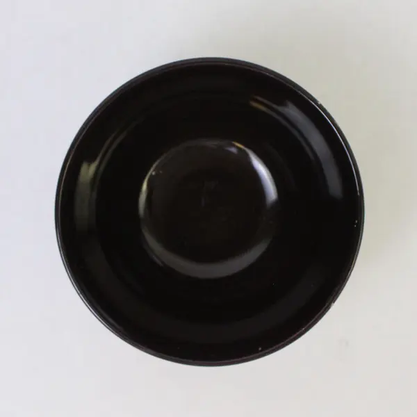 Pier 1 Ceramic Zebra Striped Dip Dish Black & White 4.5in Used Good