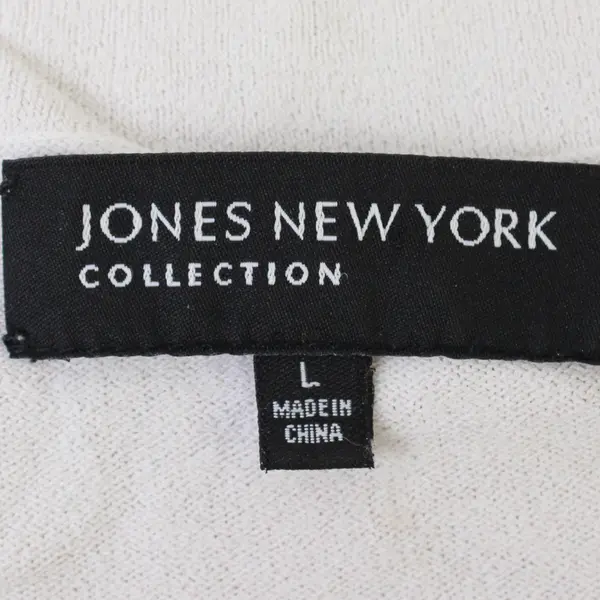 Jones New York Brown/White Floral Quarter Length Sleeve Top Women's Size L