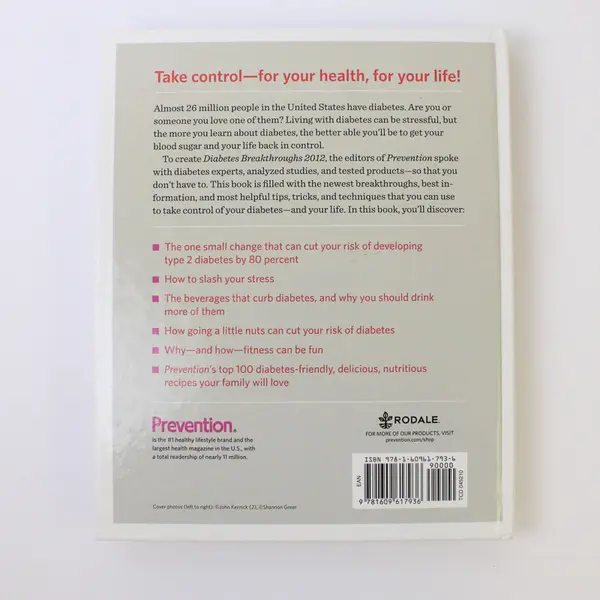 Diabetes Breakthroughs 2012 by Editors of Prevention Rodale Paperback