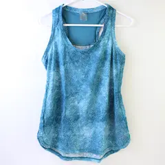 Calia By Carrie Underwood Blue/White Speckled Sleeveless Activewear Top Womens M