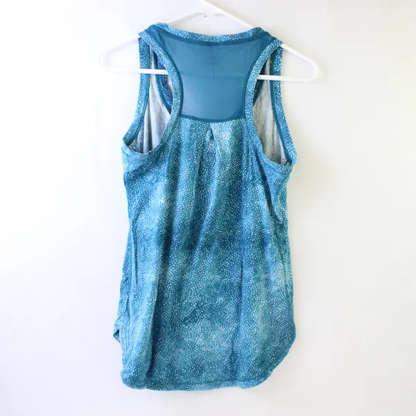 Calia By Carrie Underwood Blue/White Speckled Sleeveless Activewear Top Womens M