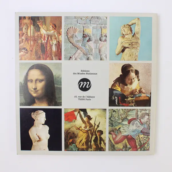1977 Editions des Musees Nationaux The Louvre English Softcover Book Vintage