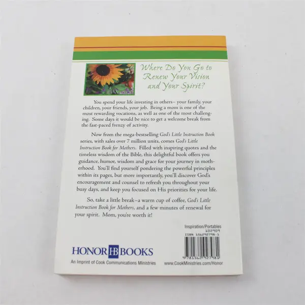 God's Little Instruction Book for Mothers From Honor Books 2003 Paperback Good