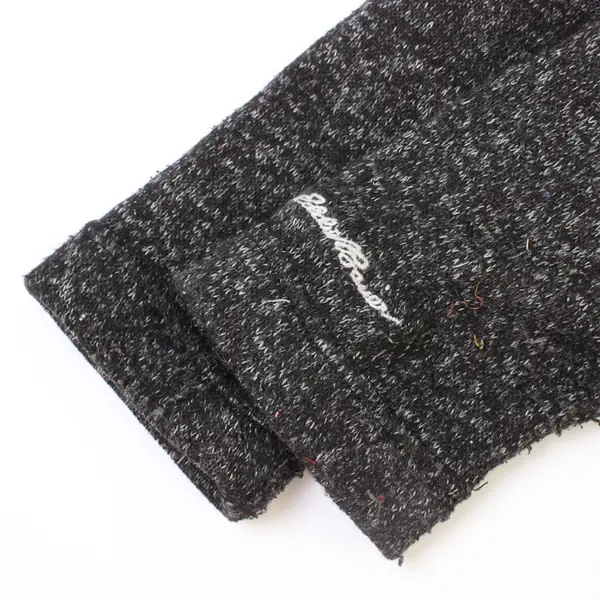 Eddie Bauer Gray Speckled Long Sleeve Zip Up Hoodie 100% Polyester Womens Size L