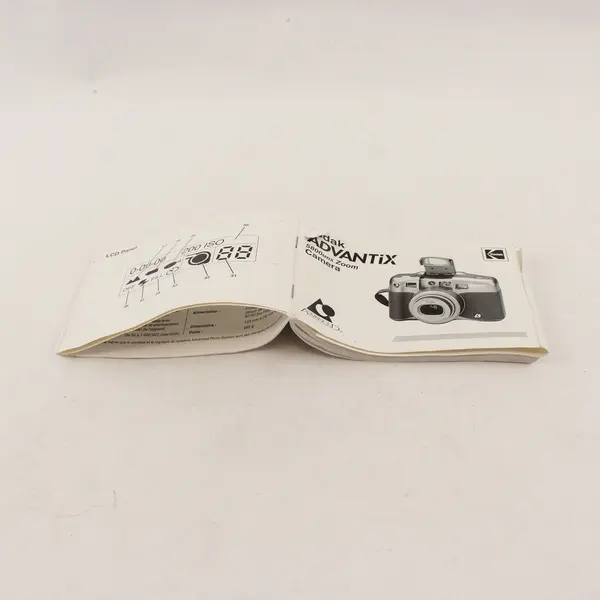 Kodak Advantix 5800MRX Zoom Camera Manual Booklet -