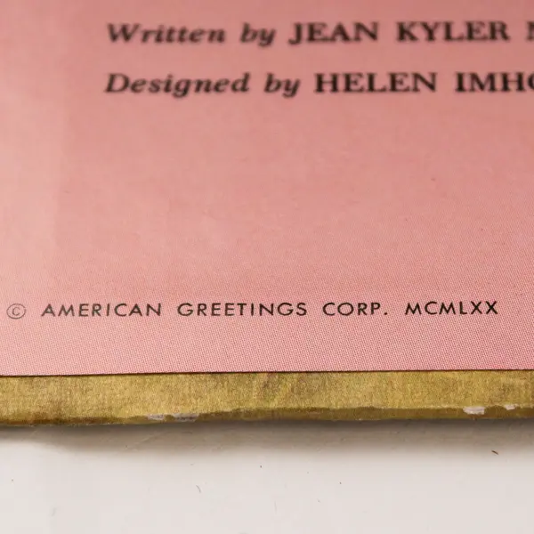 Memories of Days Gone By American Greetings Vintage Keepsake Book