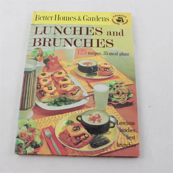 Better Homes and Gardens Lunches And Brunches Creative Cooking Library 1963 HC