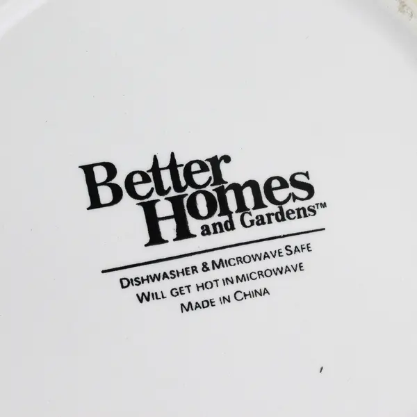  Set of 4 Better Homes and Gardens Olive Villa Salad Plates 8.5"