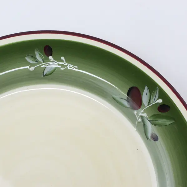 Set of 4 Better Homes And Gardens Olive Villa Dinner Plates 10.5"