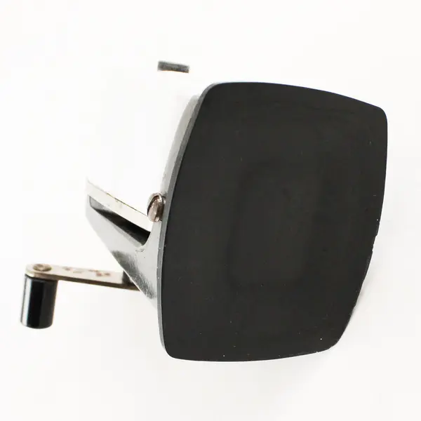 Vintage Sears White Manual Crank Pencil Sharpener Tabletop Suction Base