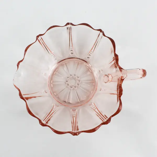 Vintage Anchor Hocking Pink Depression Glass Oyster and Pearl Nappy