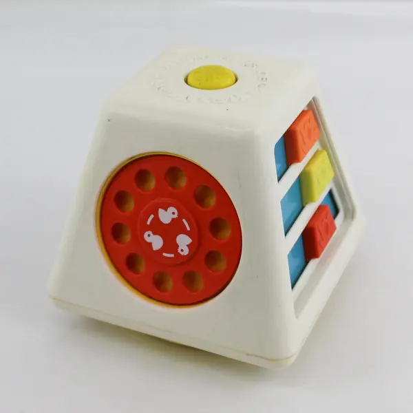 Vintage 1978 Fisher Price Turn And Learn Educational Toddler Toy #156