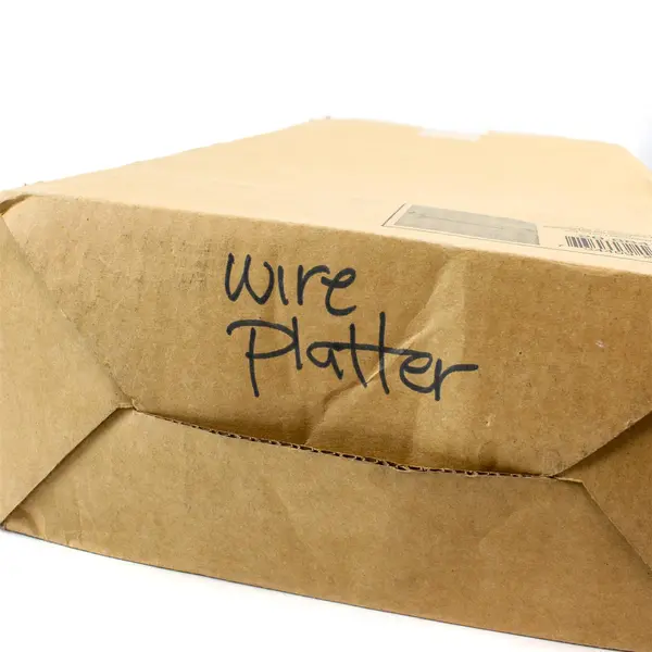 Time to Celebrate Wire Platter 21.25 in x 10.75 in Serving Tray Centerpiece New