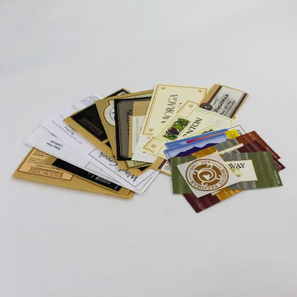 Lot Of 24 Southern California Fine Wine Labels 1997-2003 Unused