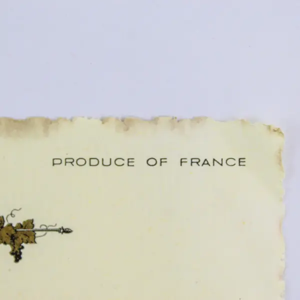 Vintage French Domaine Armand Rousseau Gevrey-Chambertin Wine Label