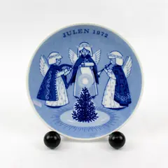 Porsgrund Norway 1972 Hark The Herald Angels Sing Ltd Ed 7" Christmas Plate
