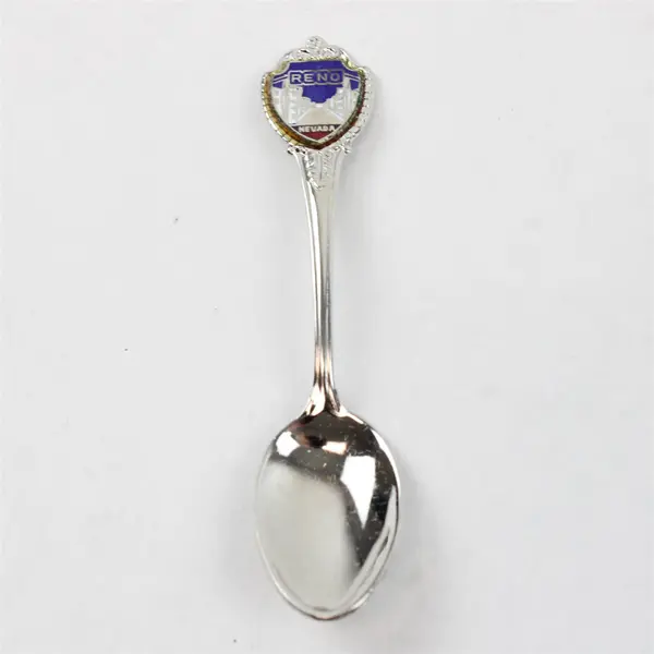 Reno Souvenir Spoon Enamel Handle 4in - With Box Collectible