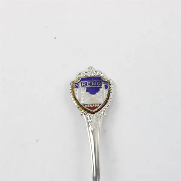 Reno Souvenir Spoon Enamel Handle 4in - With Box Collectible