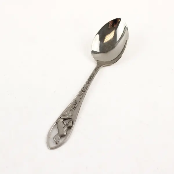 Lot of 2 Collectible Souvenir Spoons Enchanted Forest & Sea Lion Caves Oregon