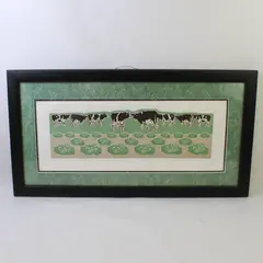 Vintage T. Moss Signed Limited Ed 137/200 “How the Cows Ate the Cabbage” Framed