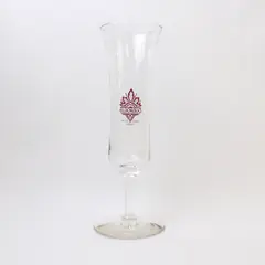 Vintage Eldorado Casino Reno Tall Champagne Advertising Glass