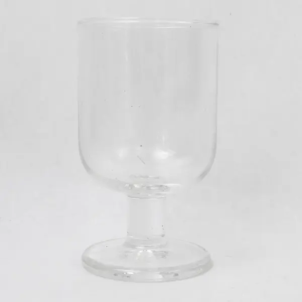 Clear Glass Water Tumbler 4.75in Drinking Glass Good Pre-Owned