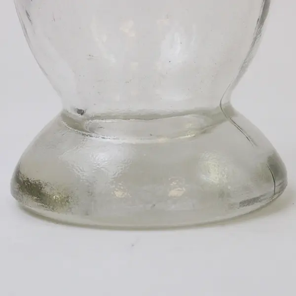 Vintage Glass Pedestal Jelly Jar Juice Tumbler 4"