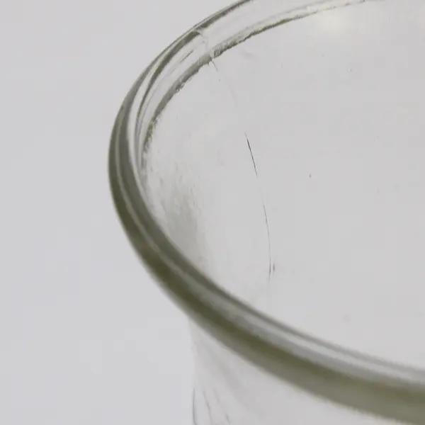 Vintage Glass Pedestal Jelly Jar Juice Tumbler 4"
