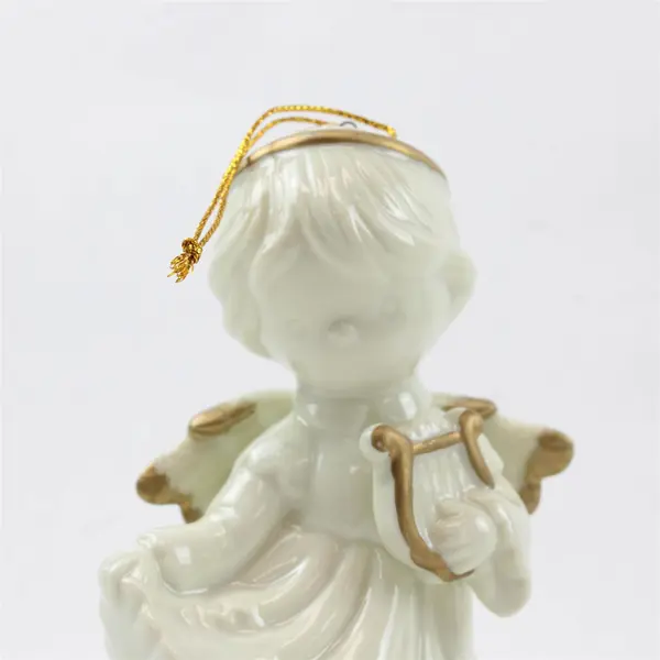 Lot of 3 Porcelain Angel Ornaments New Christmas Tree Holiday Decor