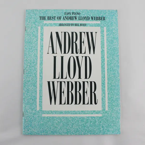 Easy Piano The Best of Andrew Lloyd Webber Arranged Bill Boyd Sheet Music 1991