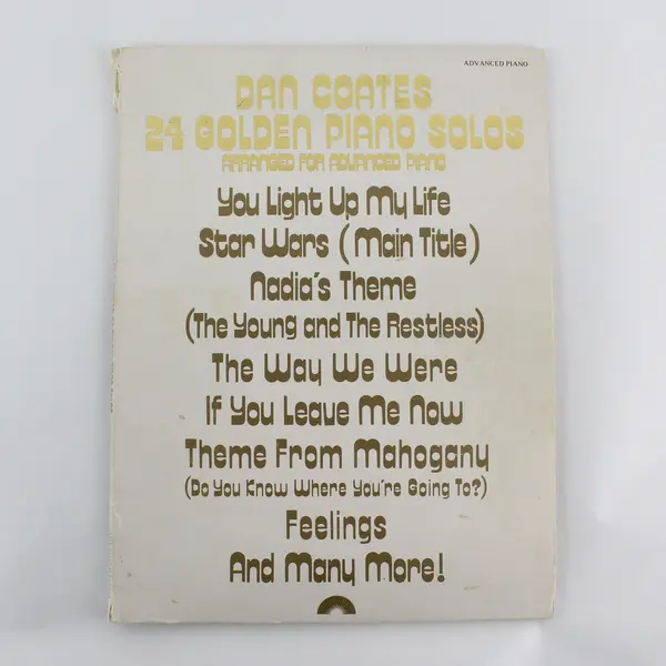 Vintage 24 Golden Piano Solos Dan Coates 1978 PB Arranged for Advanced Piano
