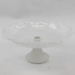 Mikasa Winter Dreams S2103 Footed Bon Bon Glass Dish 8.75” Made in Germany