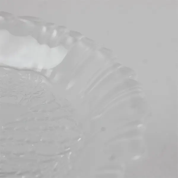 Mikasa Winter Dreams S2103 Footed Bon Bon Glass Dish 8.75” Made in Germany