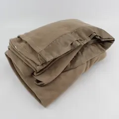Mainstays Walmart Acorn Light Brown Color Throw Blanket 100% Polyester 66" x 95"