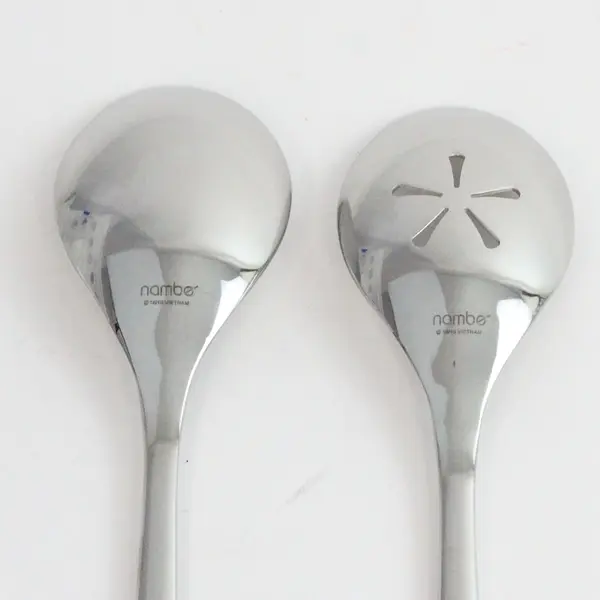 3-Piece Serving Set Nambe Flatware Aidan Pattern 2 Spoons 1 Fork New