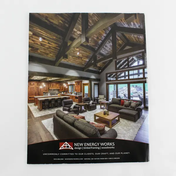 Log & Timber Home Living June 2020 Features Single Level Living at Its Best