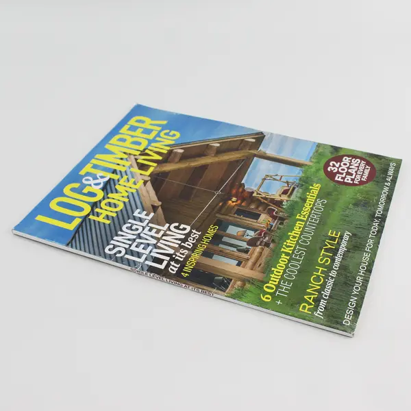 Log & Timber Home Living June 2020 Features Single Level Living at Its Best
