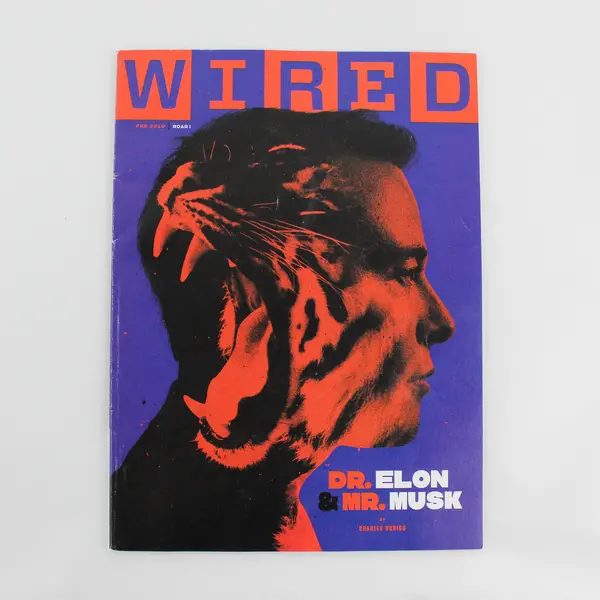 Wired Magazine February 2019 Featuring Dr Elon & Mr Musk Good Condition
