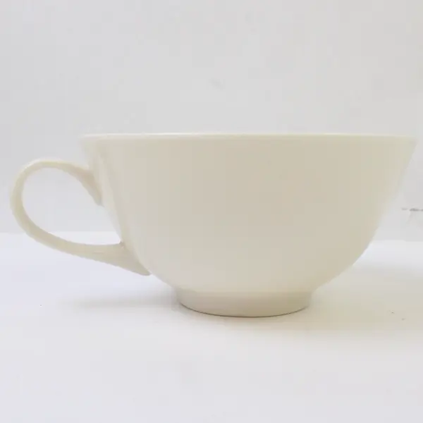 Lot Of 3 Syracuse China Brand Serene Pattern Matching White Ceramic Cups 2" Tall