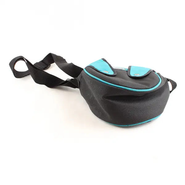 Igloo-Insulated Circular Cooler/Lunch Bag with Carrying Strap, Black and Blue