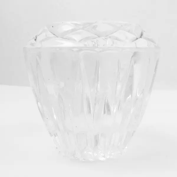 Set of 2 Princess House Highlights Heavy Cut Crystal Votive Holders