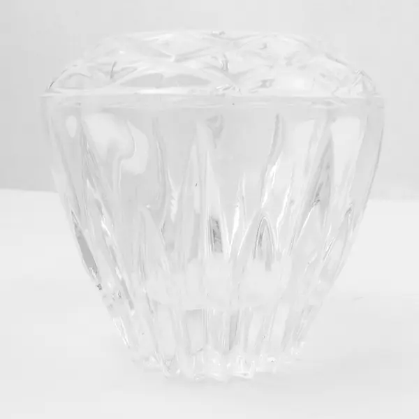 Set of 2 Princess House Highlights Heavy Cut Crystal Votive Holders
