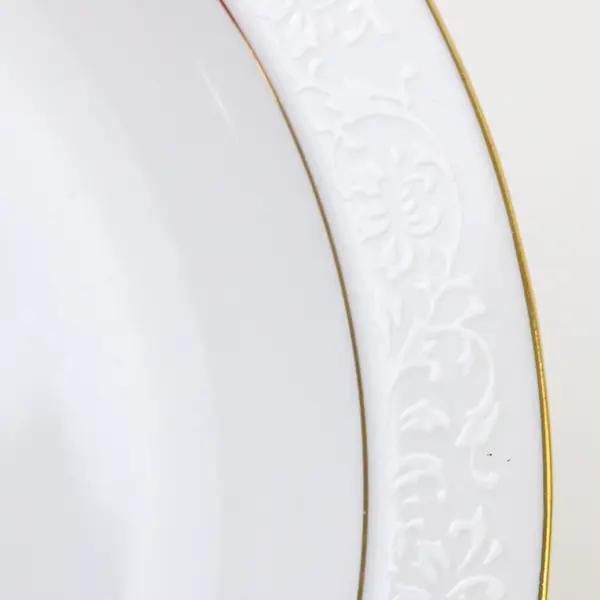 Set of 4 Royalton China Co. Fabulace Translucent Porcelain Bread/Side Plates