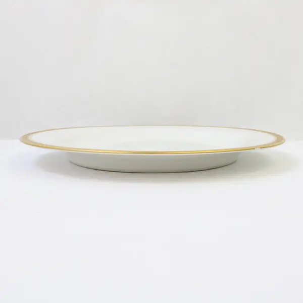 La Seynie Limoges P & P France Gold Band Luncheon Plate 8.5"