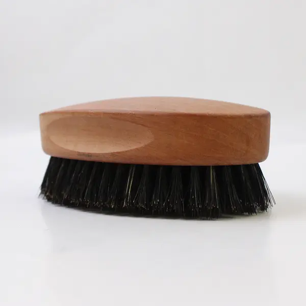 VTG Bristle Hand Brush Wooden Oval-Shaped, Germany