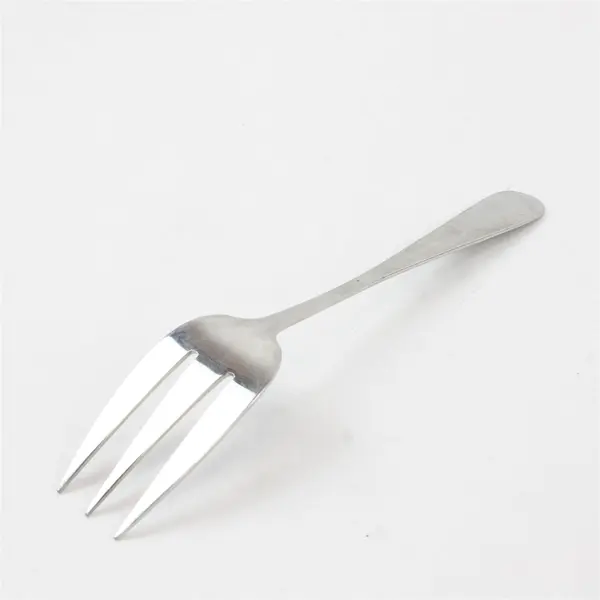 Lot of 2 Cambridge 18/8 Stainless Steel Serving Forks Three Pronged