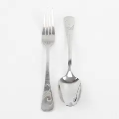 Serif by Oneida Flatware Mixed Lot 1 Salad Fork, 1 Tablespoon Pre-owned